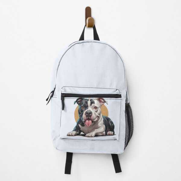 Item preview, Black and White Pitbull Dog color art designed and sold by PetArt ⭐⭐⭐⭐⭐.