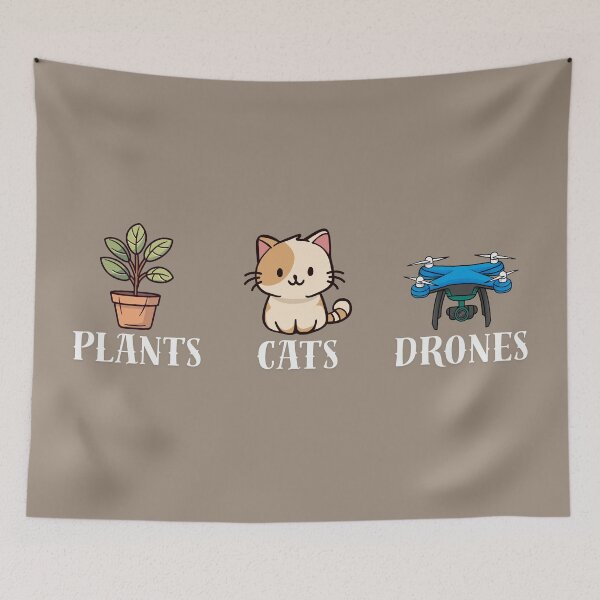 Item preview, Plants Cats Drones designed and sold by buglevel.