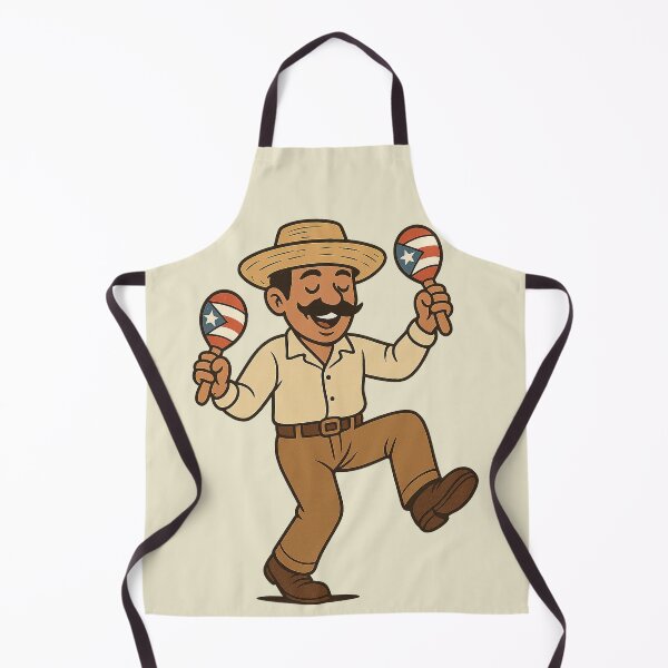 Item preview, Jíbaro Dancing with Puerto Rican Maracas designed and sold by Por.Ahi.PR.