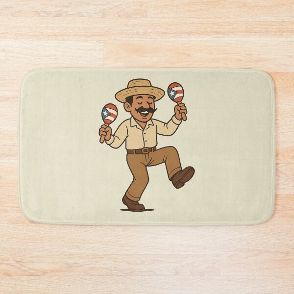 Item preview, Jíbaro Dancing with Puerto Rican Maracas designed and sold by Por.Ahi.PR.