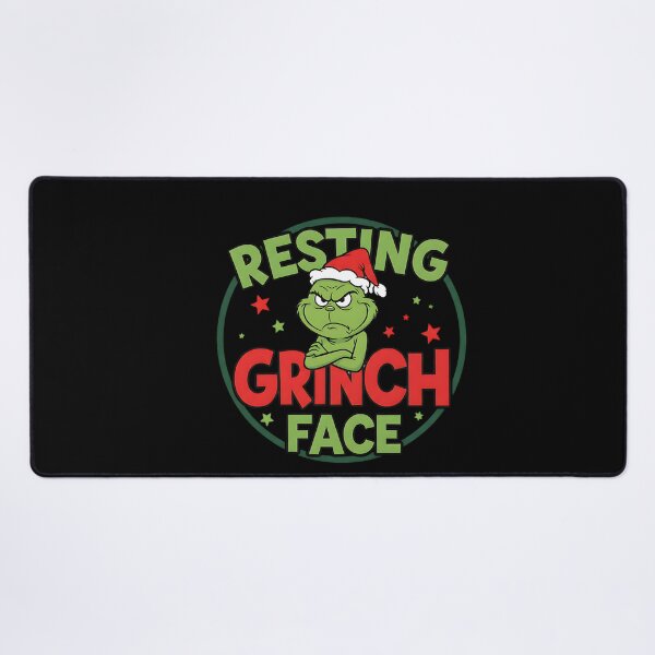 Item preview, Resting Grinch Face Christmas Cartoon Design designed and sold by Silent Watch Threads..