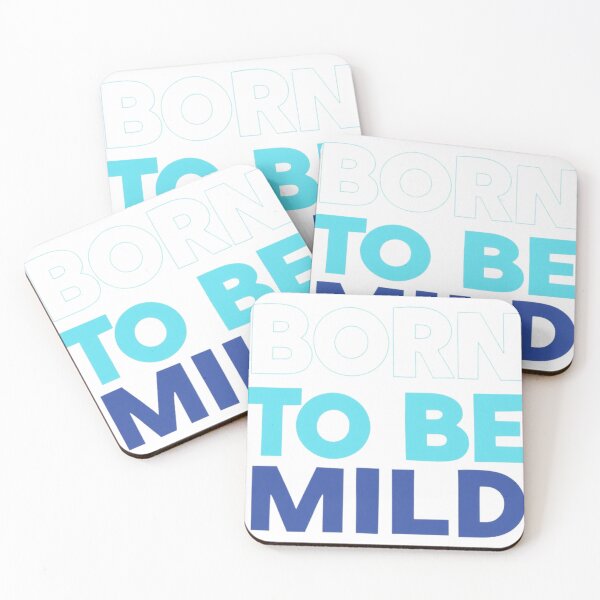 Item preview, Cute Funny Quote Typography – "Born to Be Mild" designed and sold by SholoStudio.