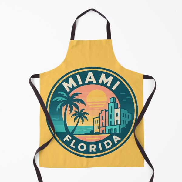 Item preview, Miami Florida Art Deco Sunset designed and sold by American Travels.