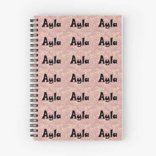 Item preview, Ayla Name Design - Cute Font, Minimalist, with Black Lettering :) designed and sold by Myriel-Myriel.