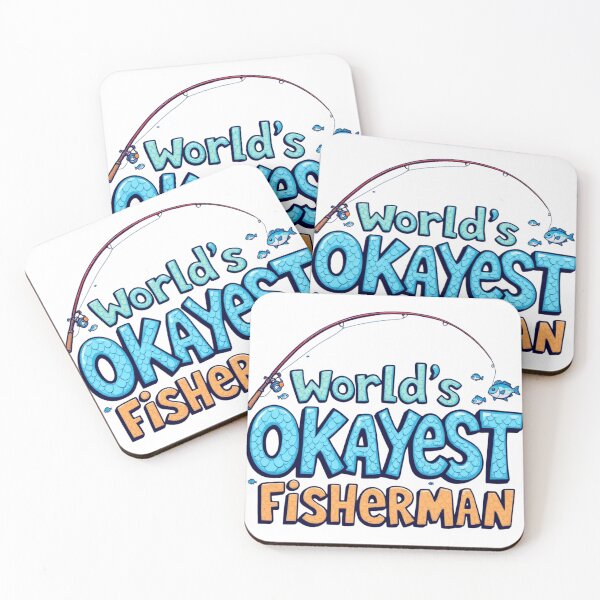 Item preview, World's Okayest Fisherman Funny Design designed and sold by SholoStudio.
