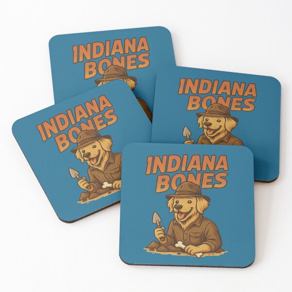 Item preview, Indiana Bones – Funny Dog Archaeologist Adventure Design designed and sold by OddJobsOnly.
