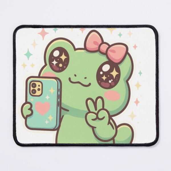 Item preview, MS Froggy selfie designed and sold by paintingshouse0.