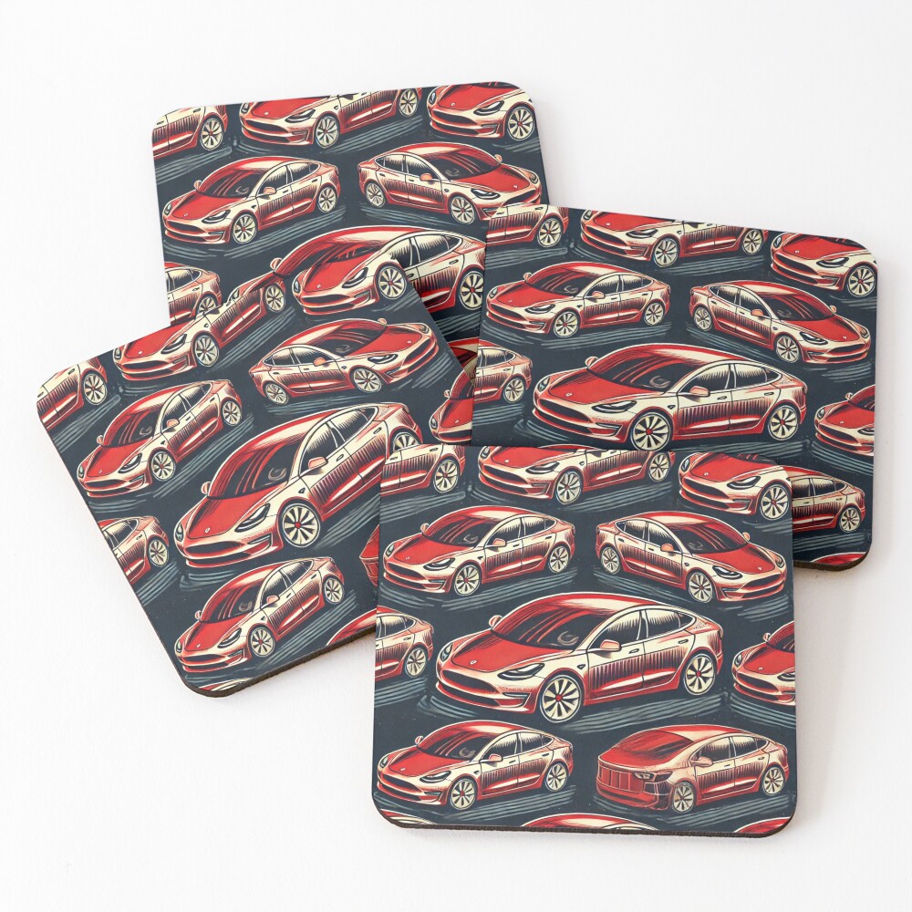 Item preview, Coasters (Set of 4) designed and sold by TEEJAMBOREE.