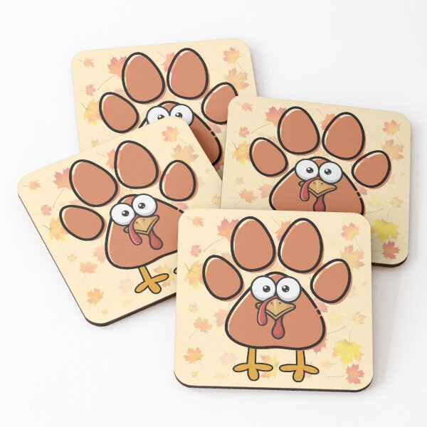 Item preview, Paw Turkey - Thanksgiving designed and sold by TherezaDesign.