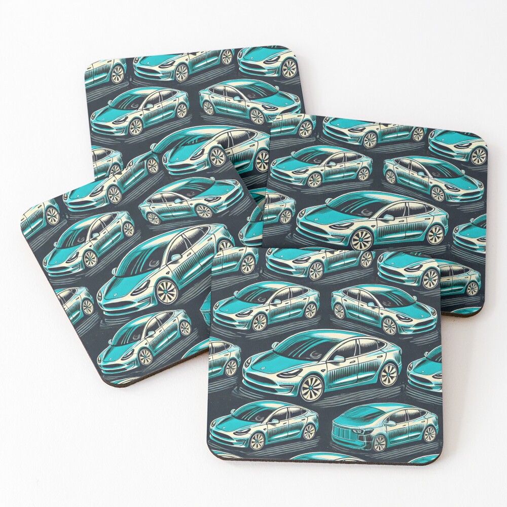 Item preview, Coasters (Set of 4) designed and sold by TEEJAMBOREE.