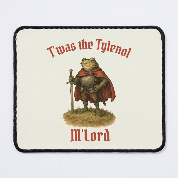 Item preview, Funny Twas the Tylenol M'lord - Anti RFK, Anti Trump designed and sold by loupglouglou.