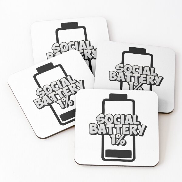 Item preview, Social Battery 1% | Batería Social 1% | Bateria Social 1% designed and sold by LenaBlueDesigns.