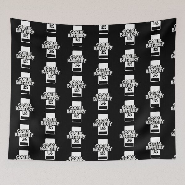 Item preview, Social Battery 1% | Batería Social 1% | Bateria Social 1% designed and sold by LenaBlueDesigns.