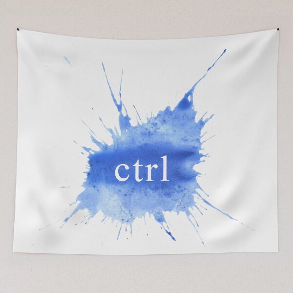 Item preview, CTRL - Blue Watercolour  designed and sold by KaiDee.