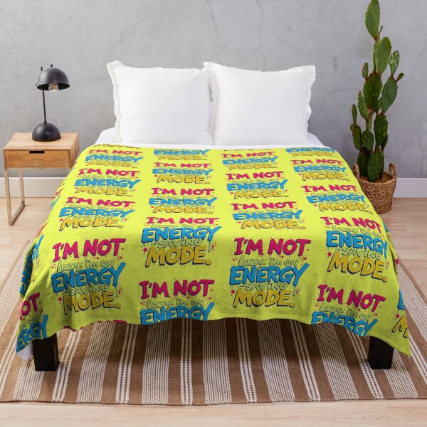 Item preview, Funny Quote "I’m Not Lazy, I’m on Energy-Saving Mode" Typography designed and sold by SholoStudio.