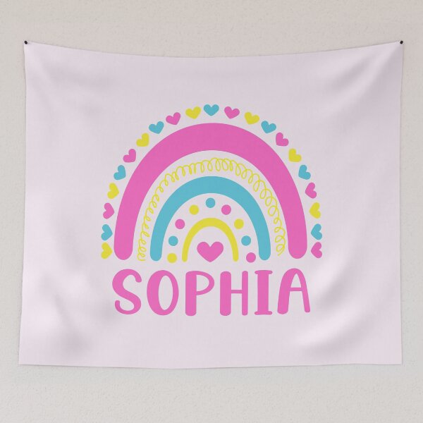 Item preview, Sophia Name Rainbow designed and sold by Jeallan Designs.