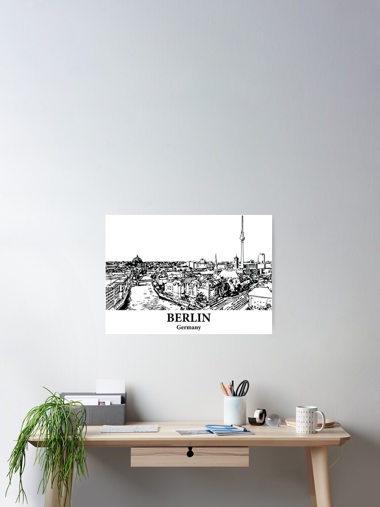 Thumbnail 2 of 3, Poster, Berlin - Germany designed and sold by Lakeric.