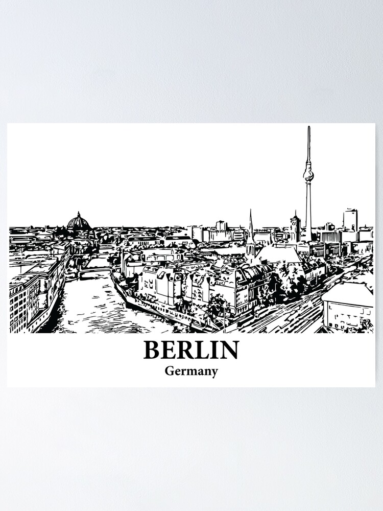 Thumbnail 1 of 3, Poster, Berlin - Germany designed and sold by Lakeric.