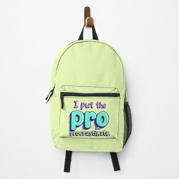 Item preview, Funny Quote "I Put The Pro In Procrastinate" Typography designed and sold by SholoStudio.