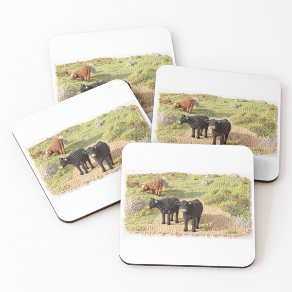 Item preview, dartmoor cattle2(photography + AI) designed and sold by artsmeow.