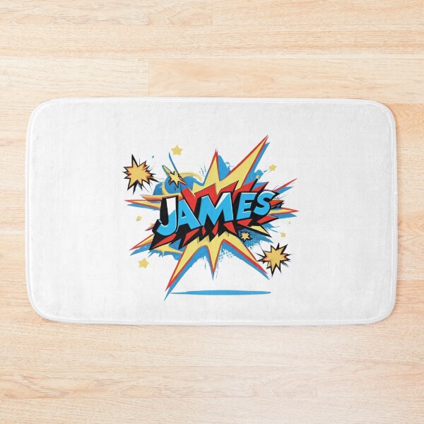 Item preview, “Super James!” – Personalized Superhero Design for Kids | Fun Comic-Style T-Shirt, Hoodie, Mug & Gift Collection** designed and sold by CallisC-Arts.