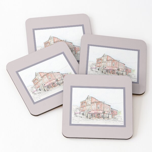 Item preview, Hyperion Espresso - watercolor and pen designed and sold by Annie Mason Art.