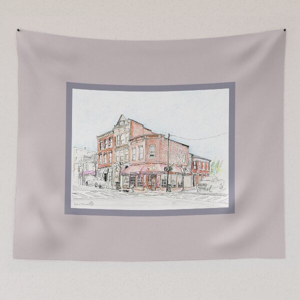 Item preview, Hyperion Espresso - watercolor and pen designed and sold by Annie Mason Art.