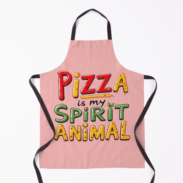 Item preview, Fun Pizza Quote Illustration – "Pizza is My Spirit Animal" designed and sold by SholoStudio.