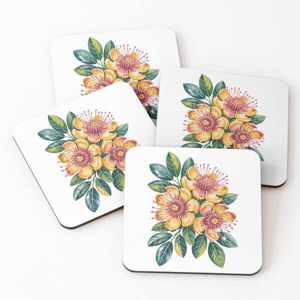 Item preview, Lehua Mamo - Golden Petals of Lehua Mamo designed and sold by JessArty ⭐⭐⭐⭐⭐.