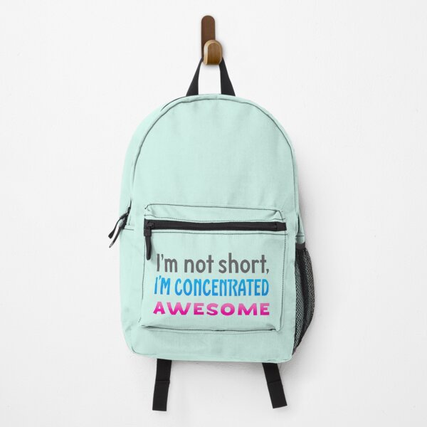 Item preview, Funny Quote Typography – "I’m Not Short, I’m Concentrated Awesome" designed and sold by SholoStudio.