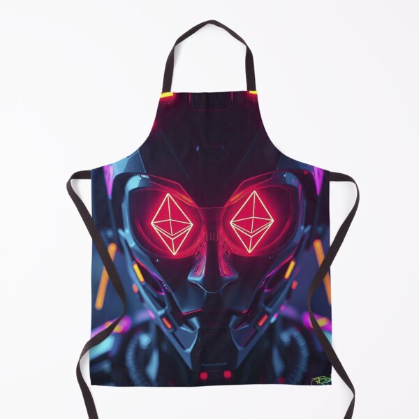Item preview, Ethereum Neon Ascension – AI Spiritual Blockchain Evolution Art designed and sold by Benito Del Ray.