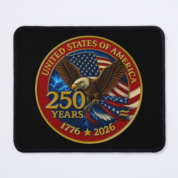 Item preview, Eagle and Flag 250 Years 1776-2026 250th Birthday designed and sold by gear-posters.
