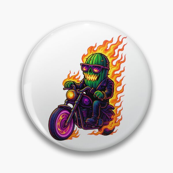 Item preview, Flaming Cactus Rider | Cactus Crew – Halloween Edition designed and sold by ChaosWear84.