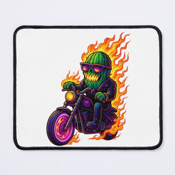 Item preview, Flaming Cactus Rider | Cactus Crew – Halloween Edition designed and sold by ChaosWear84.