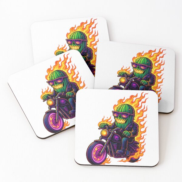 Item preview, Flaming Cactus Rider | Cactus Crew – Halloween Edition designed and sold by ChaosWear84.