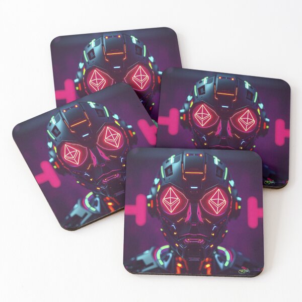 Item preview, Ethereum Cyber Oracle – Futuristic AI Web3 Metaverse Power Symbol designed and sold by Benito Del Ray.