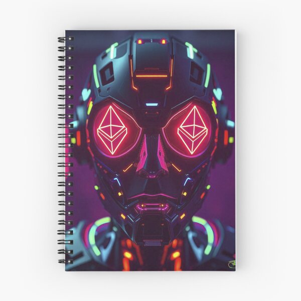 Item preview, Ethereum Cyber Oracle – Futuristic AI Web3 Metaverse Power Symbol designed and sold by Benito Del Ray.