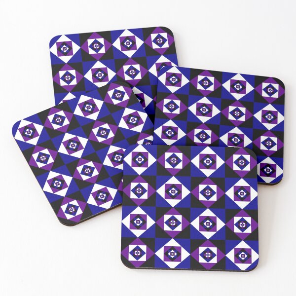 Item preview, Geometric Quilt: Night  designed and sold by SarahJosArt.