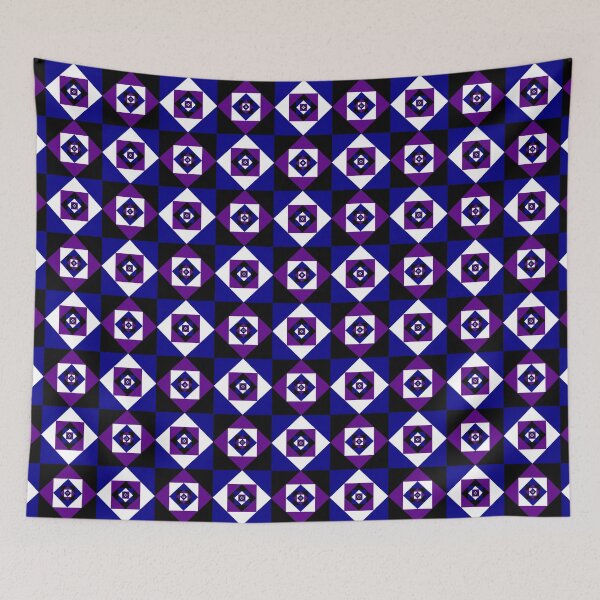 Item preview, Geometric Quilt: Night  designed and sold by SarahJosArt.
