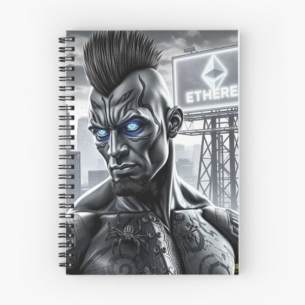 Item preview, Ethereum Cyber Commander – Blockchain Revolution AI Warrior Artwork designed and sold by Benito Del Ray.