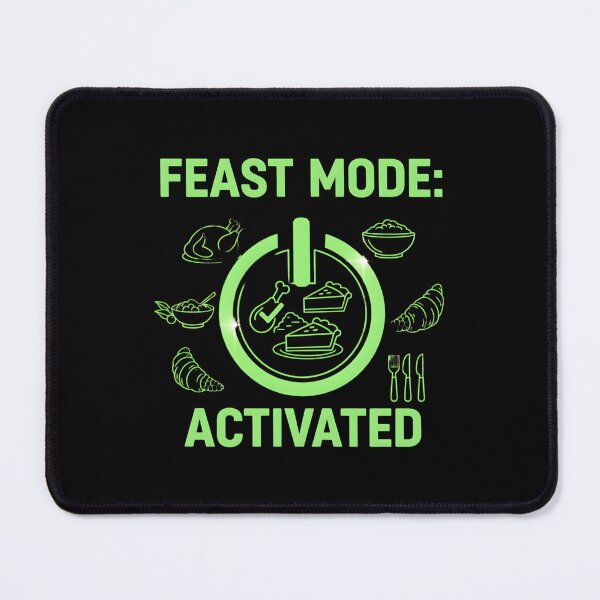 Item preview, Feast Mode Activated Power Button Food designed and sold by Silent Watch Threads..