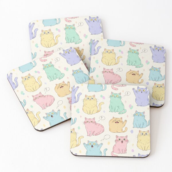 Item preview, Viral Cat Chaos – Digital Art Pattern designed and sold by pinkthatpin.