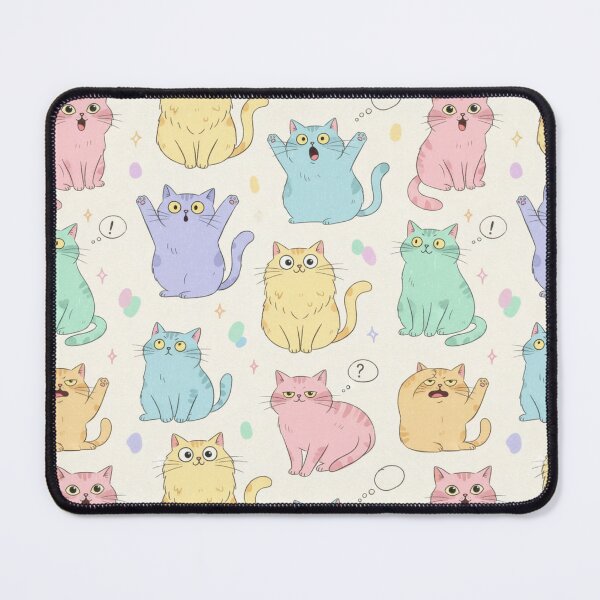 Item preview, Viral Cat Chaos – Digital Art Pattern designed and sold by pinkthatpin.