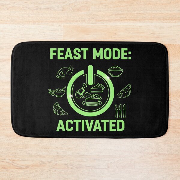 Item preview, Feast Mode Activated Power Button Food designed and sold by Silent Watch Threads..