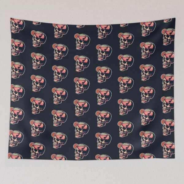 Item preview, Pink Skull Martini: The Retro Cocktail That Defines Your Exclusive Style designed and sold by TREBOL Y PICAS.