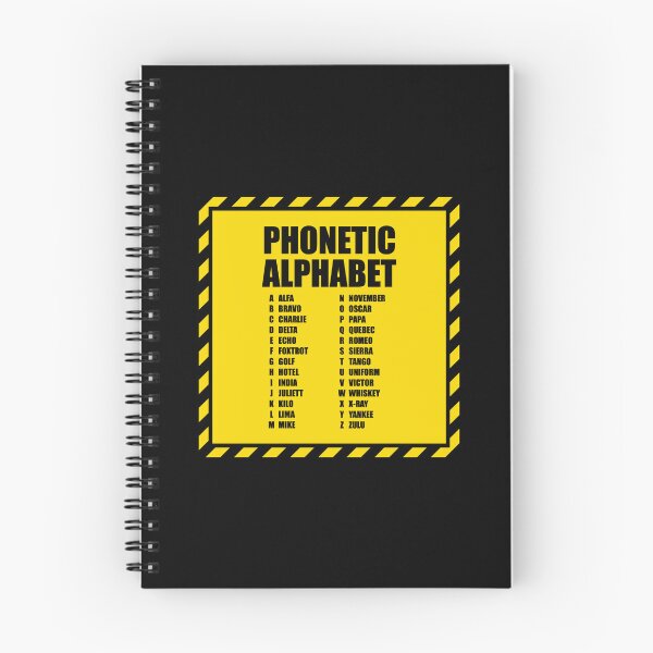 Item preview, Phonetic Alphabet Chart – Aviation & Radio Edition (Under Construction Style) designed and sold by AnnSign.