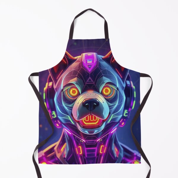 Item preview, Neon Husky Crypto Warrior – Bitcoin Ethereum Dogecoin NFT Style Digital Art designed and sold by Benito Del Ray.