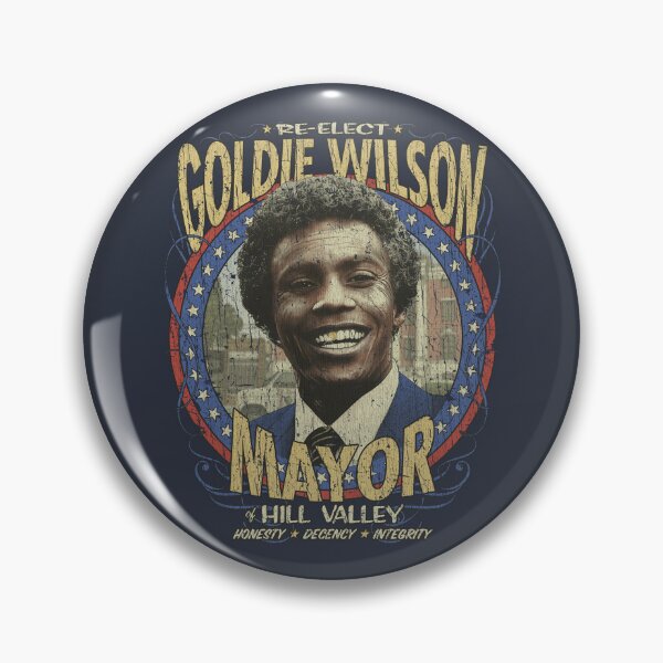 Item preview, Re-Elect Mayor Goldie Wilson 1985 designed and sold by AstroZombie6669.