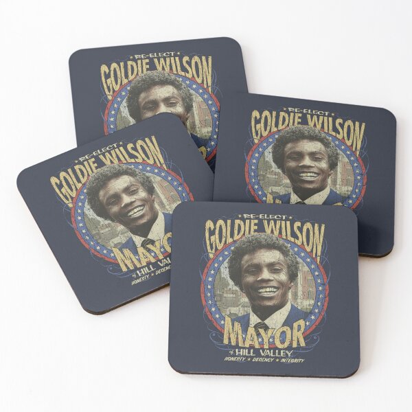 Item preview, Re-Elect Mayor Goldie Wilson 1985 designed and sold by AstroZombie6669.