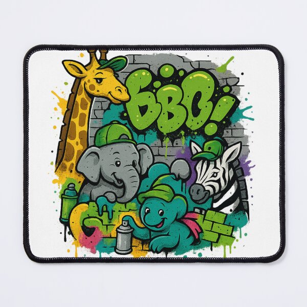 Item preview, Graffiti Safari – Wild Street Art Crew Tee designed and sold by PastimeMastery.